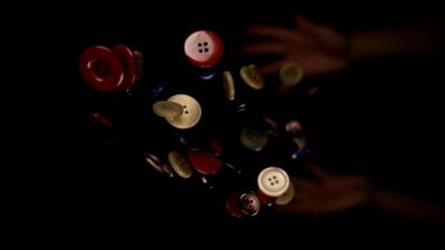 Pile of hand-thrown buttons