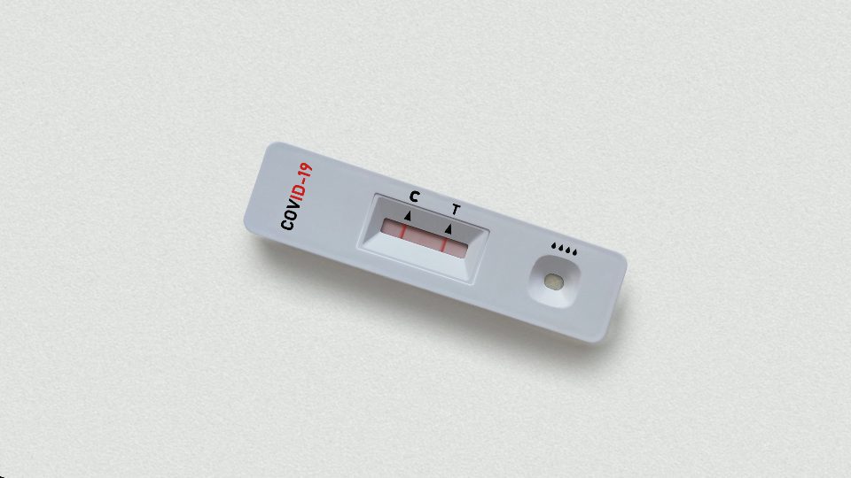 Quick positive test for coronavirus