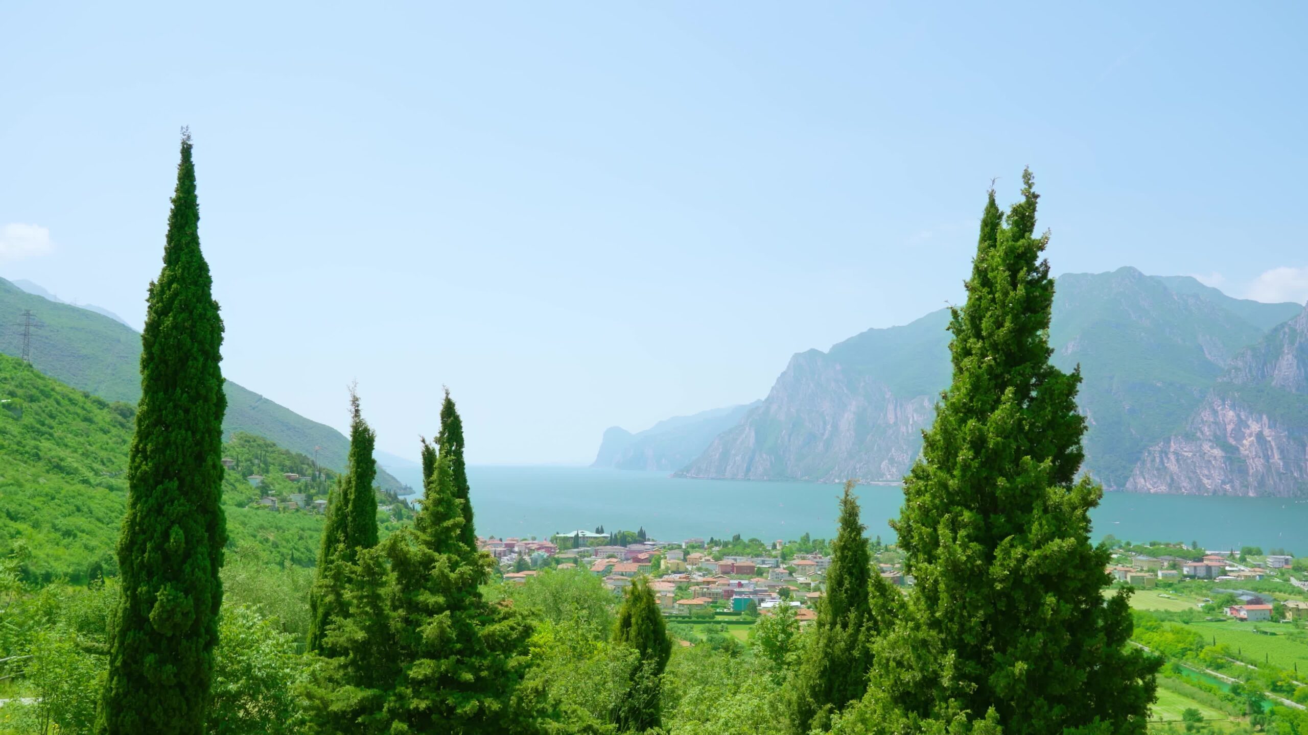 Summer View of Green Lake Garda