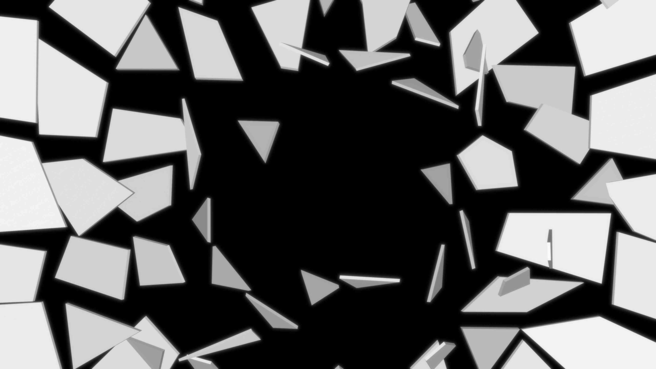 Transitions with breaking glass