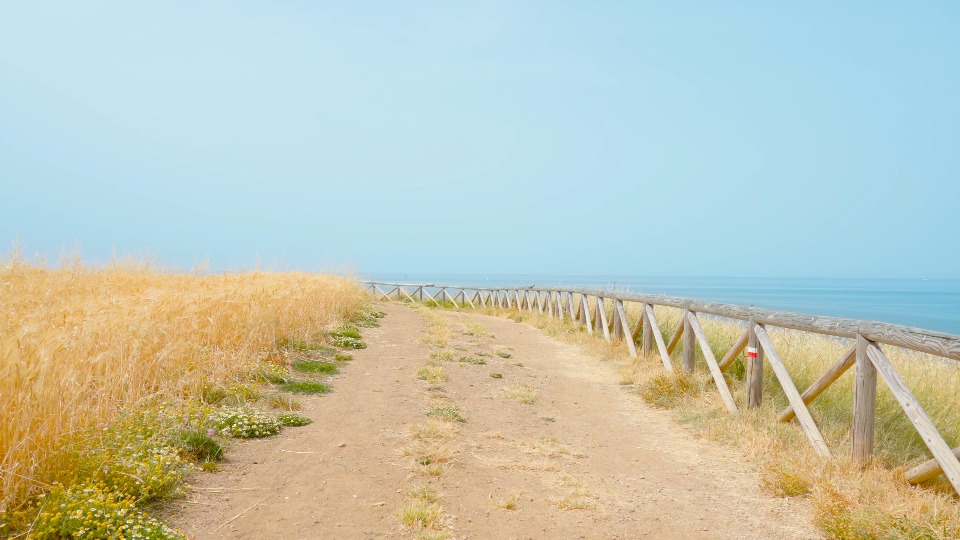 Strada che porta verso il mare