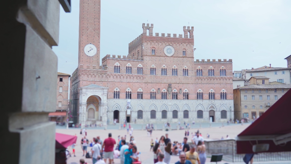 Palazzo comunale a Siena in Toscana