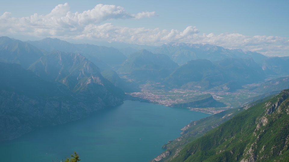 Breathtaking Aerial View of Lake Garda