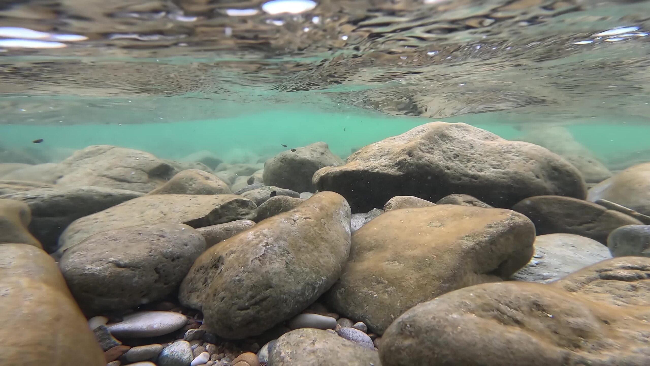Sott’acqua del lago di Garda
