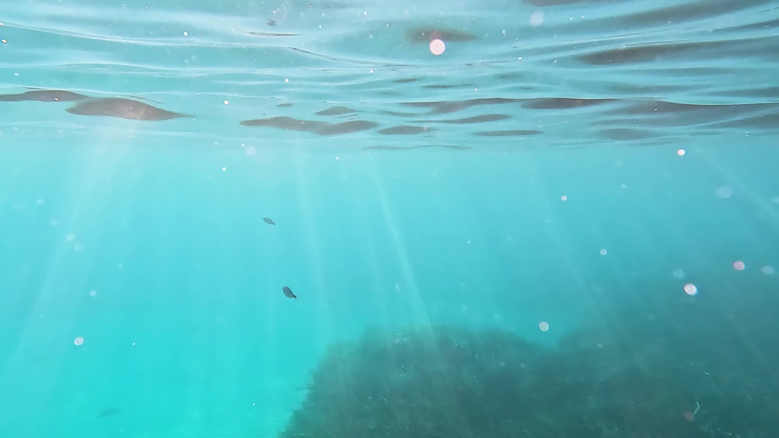 Blue sea water