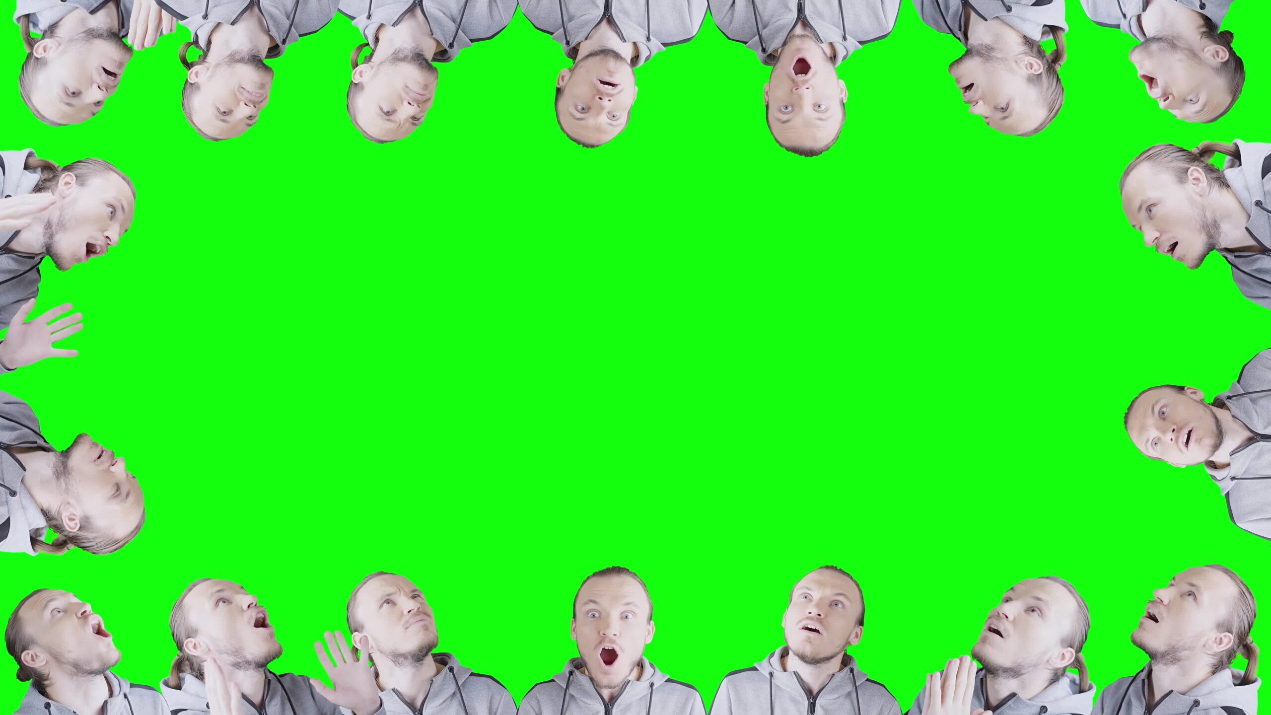 Cornice di Sorpresa: Uomini sul Green Screen