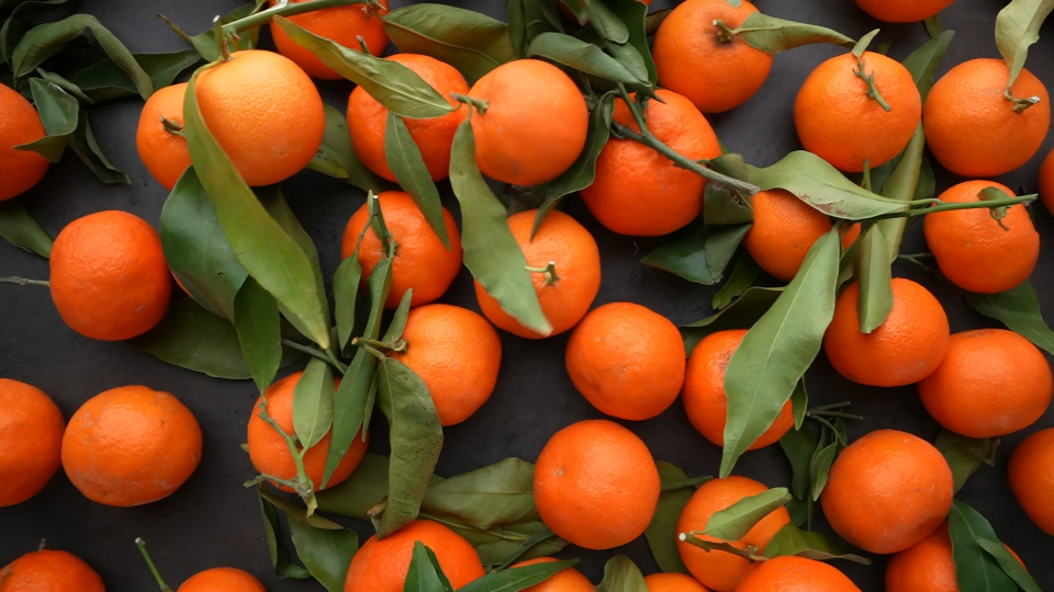 Clementine Arance sulla Tavola