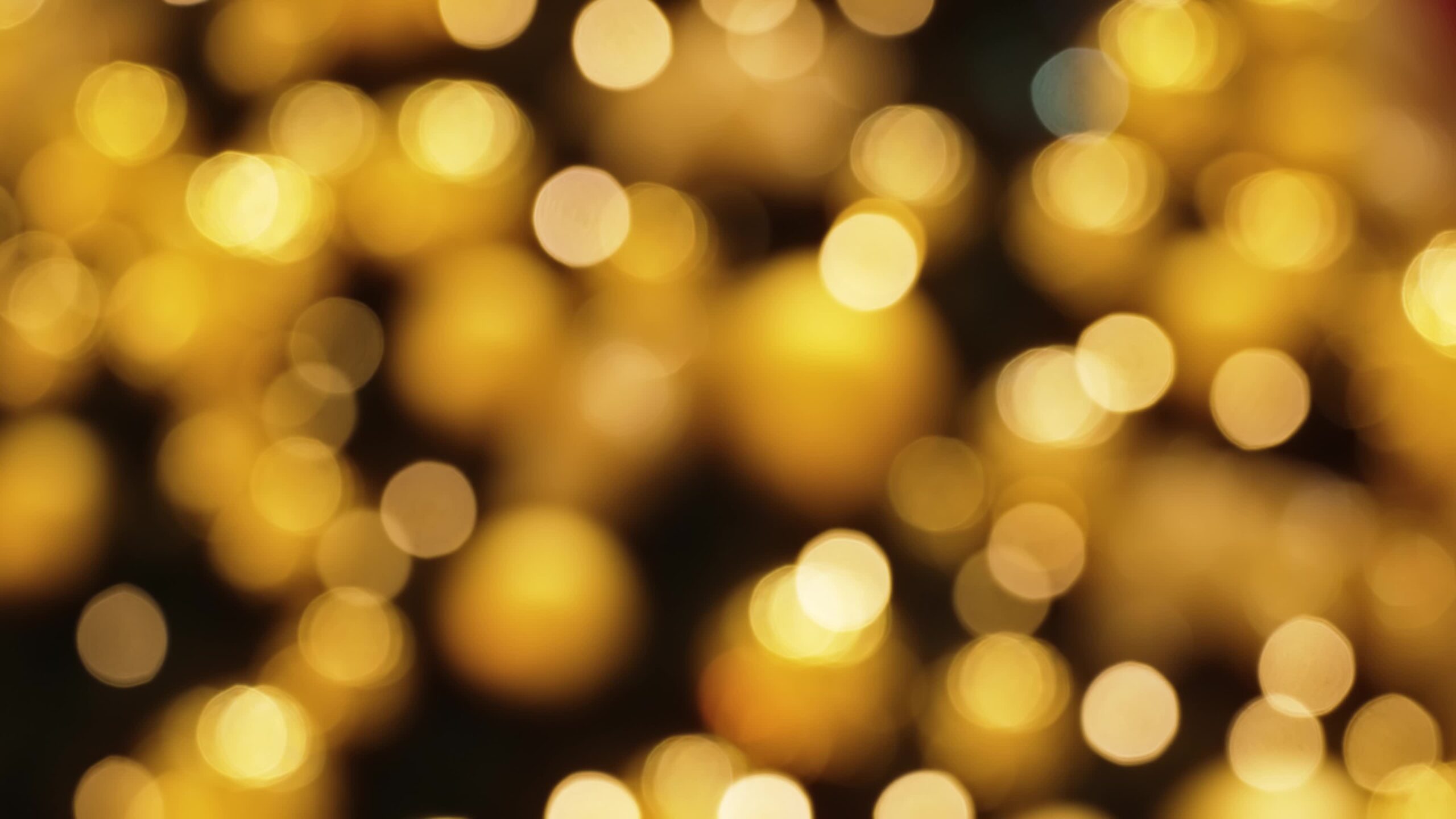 Sfondo di Bokeh Dorato Luminoso