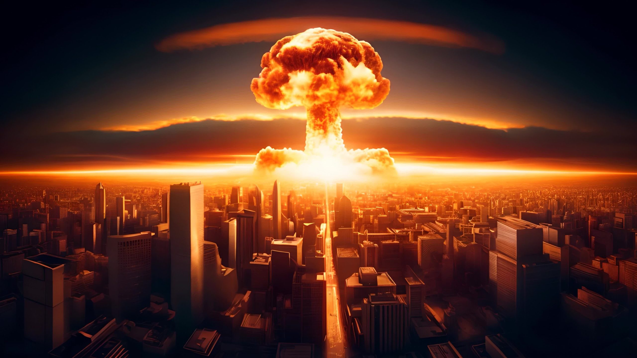 Esplosione Atomica sulla Città