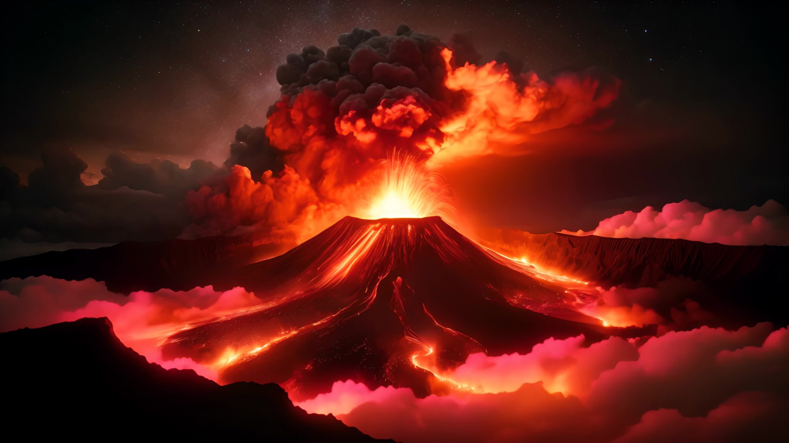 Erupting Volcano