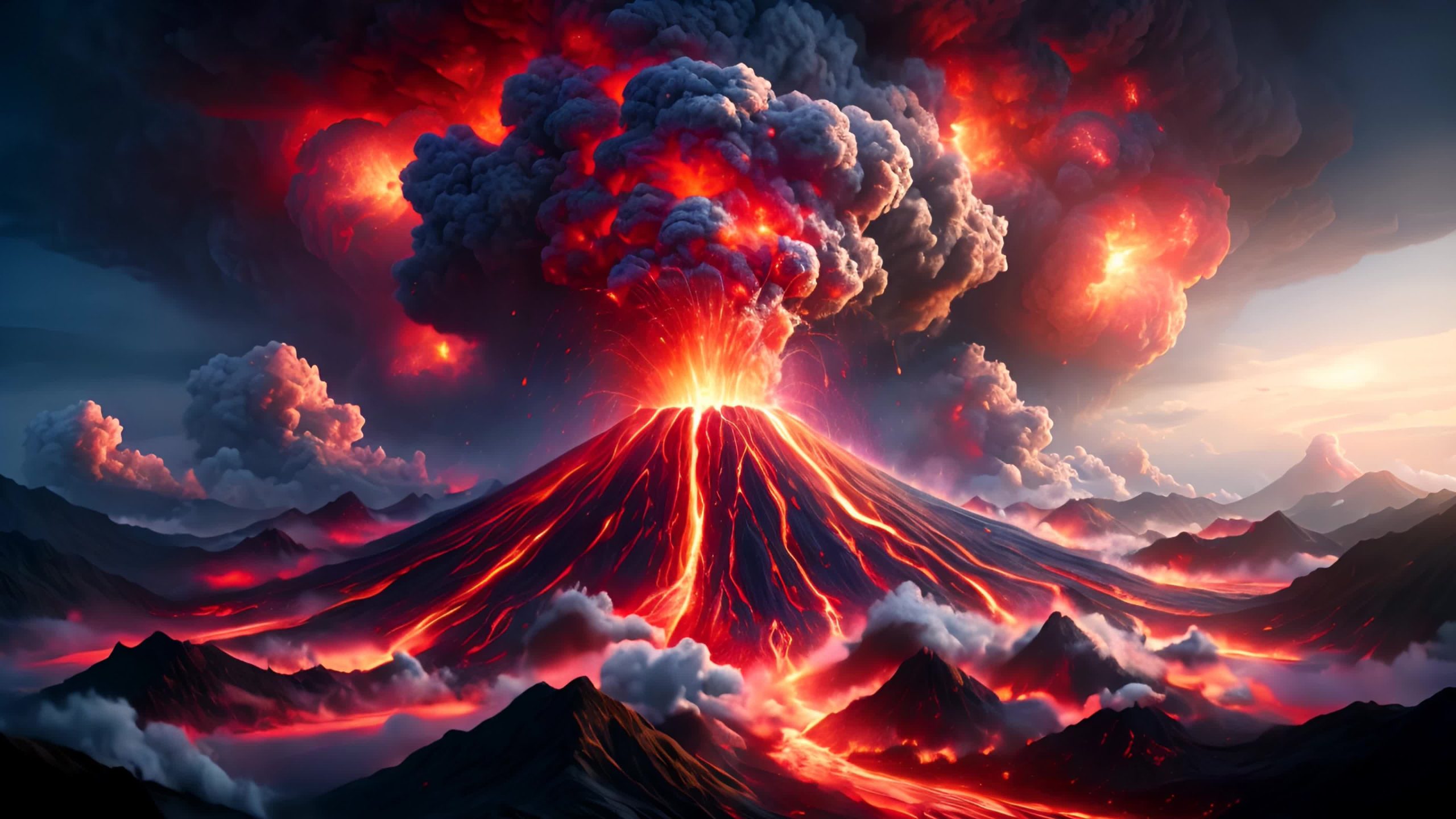 Vulcanic eruption