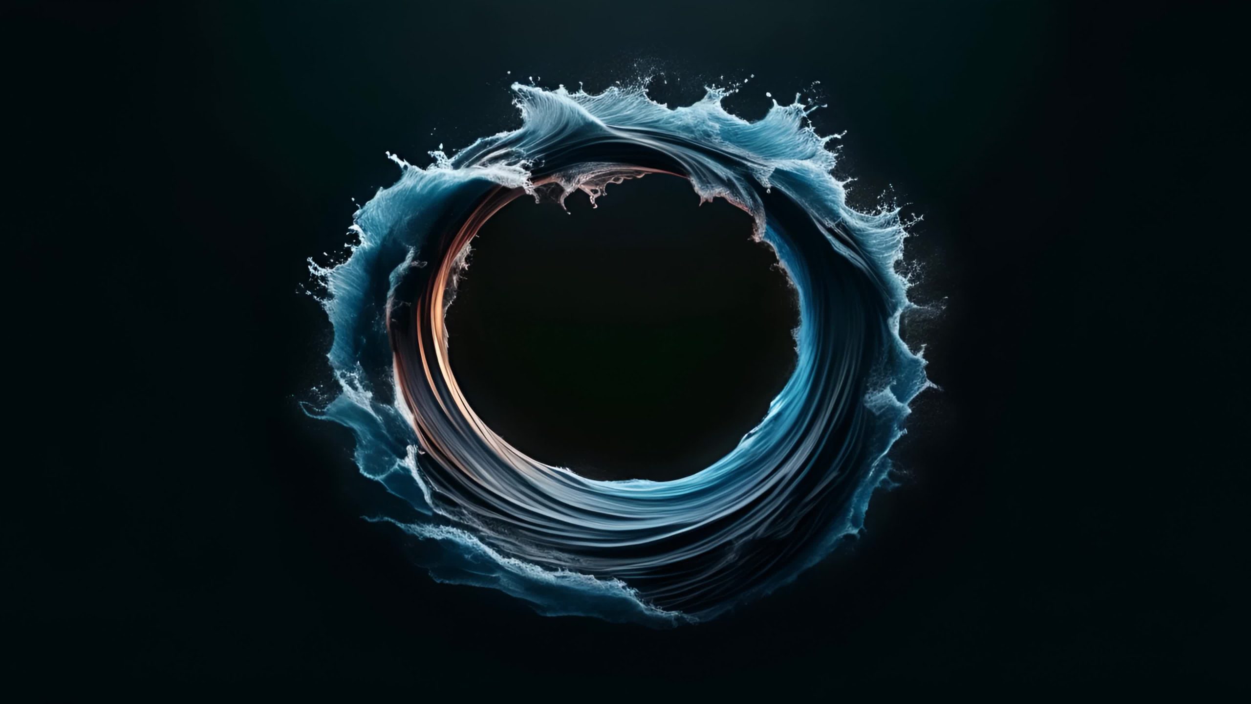 Circle of water