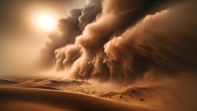 Desert Sandstorm in Full Force