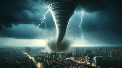 Tornado Strikes the City