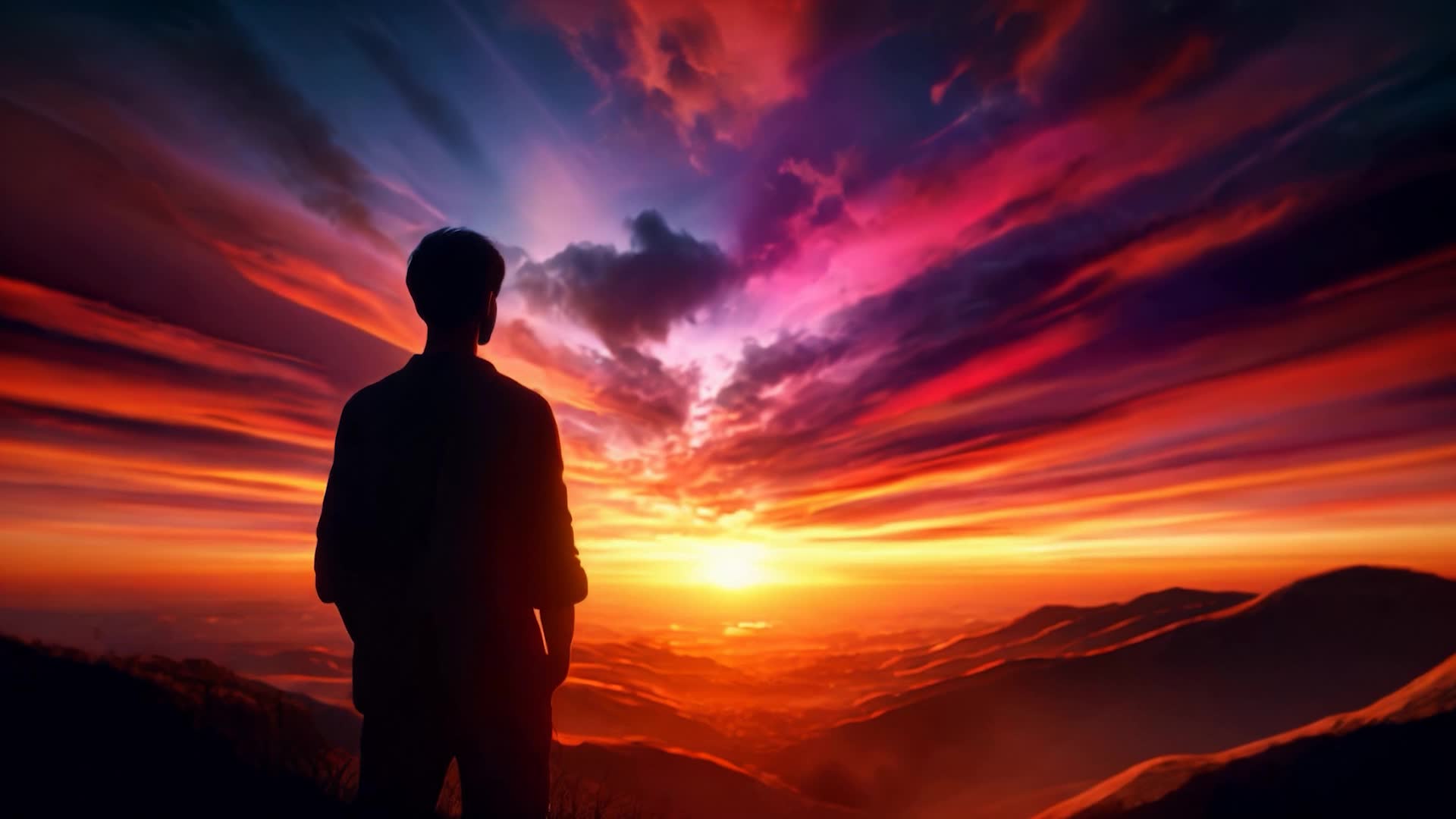 Contemplation at Sunset