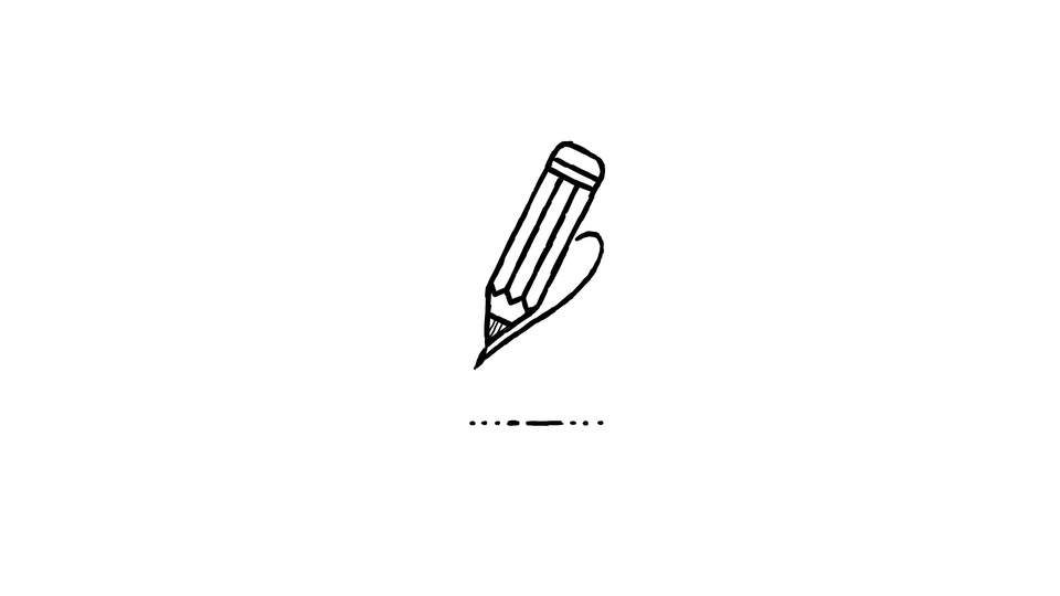 Pencil Line Drawing