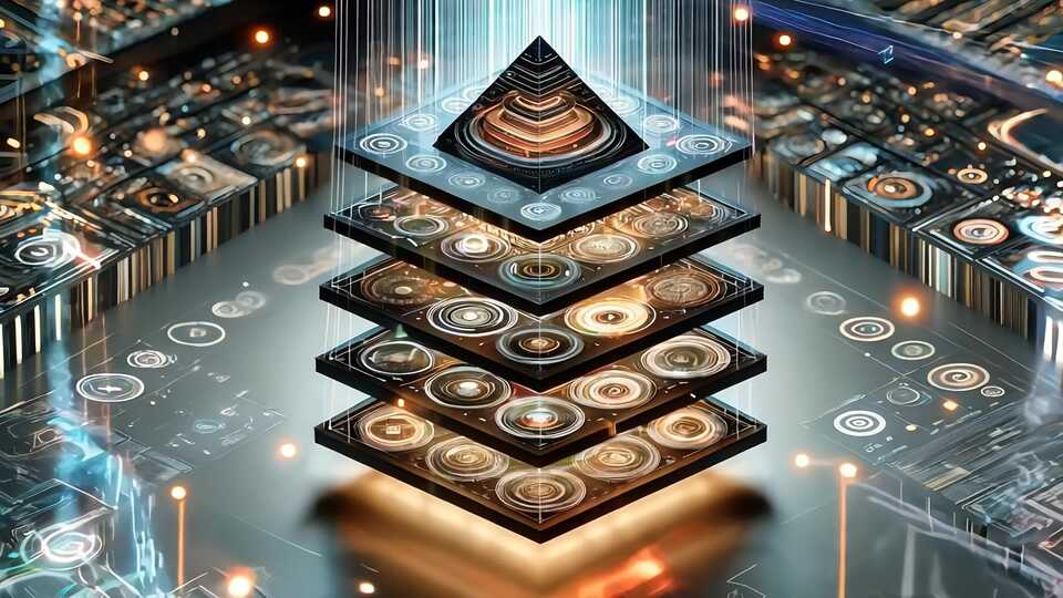 Futuristic Layered Data Structure in Digital Space