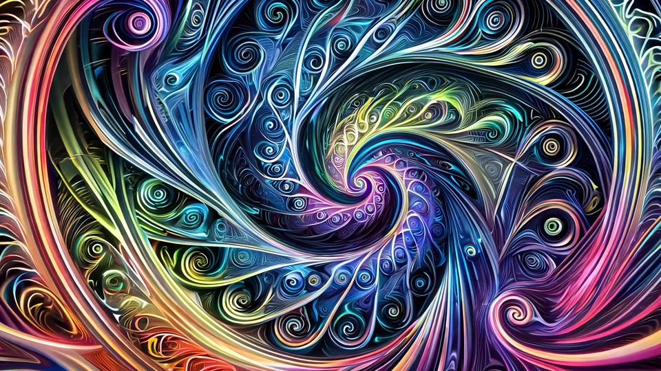 Spirale Astratta Colorata