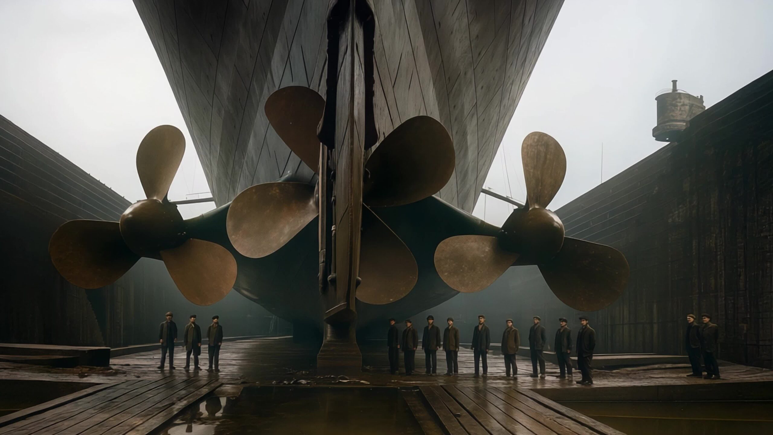 Le eliche giganti del Titanic