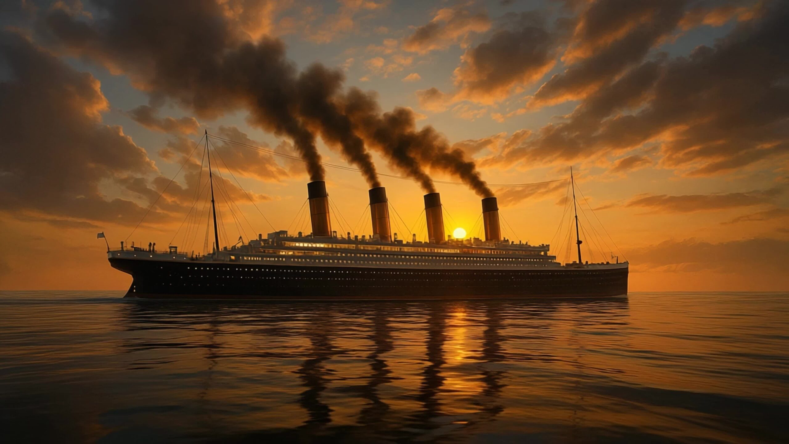 Titanic – Il Gigante del Mare al Tramonto