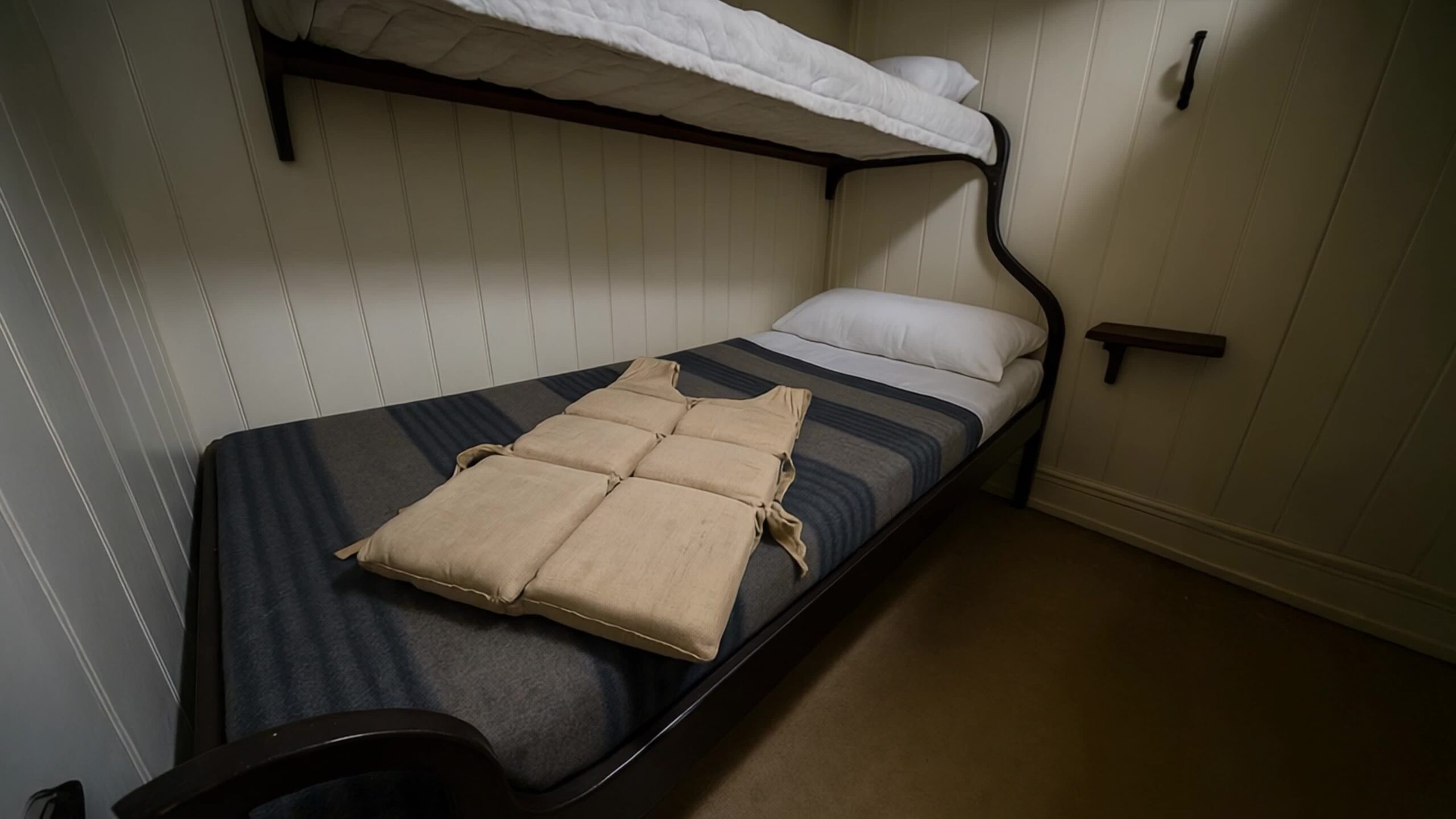 A Lifebelt Waiting on the Bed