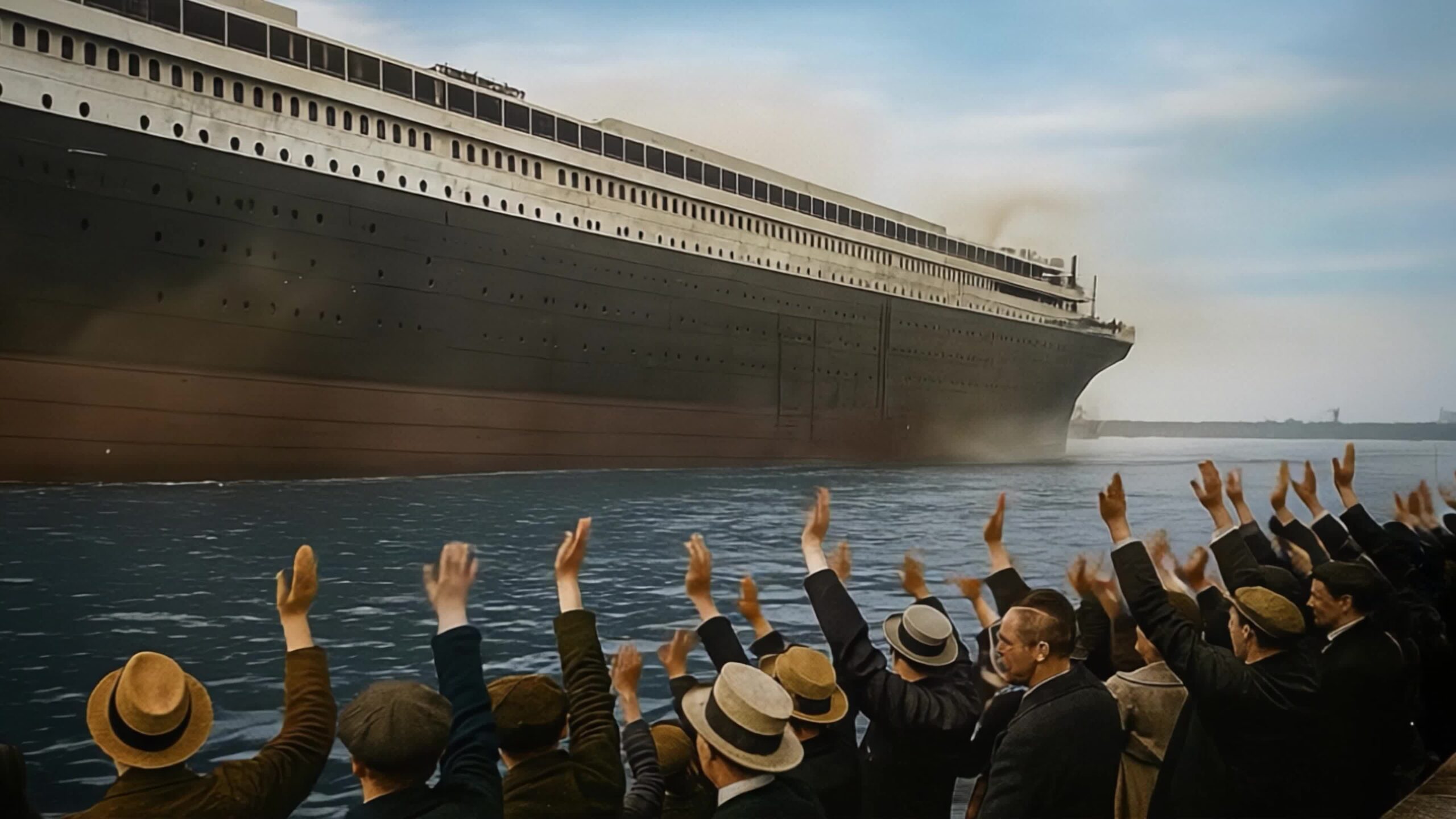 Il Titanic al varo tra gli applausi
