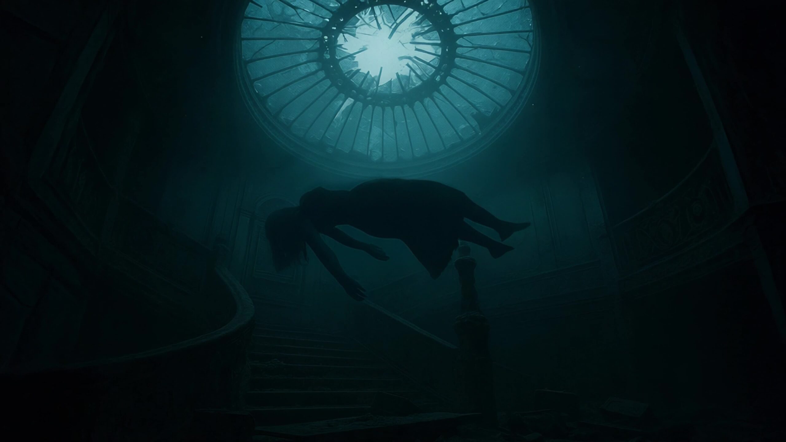 Lifeless Body Floating in Titanic’s Flooded Grand Staircase