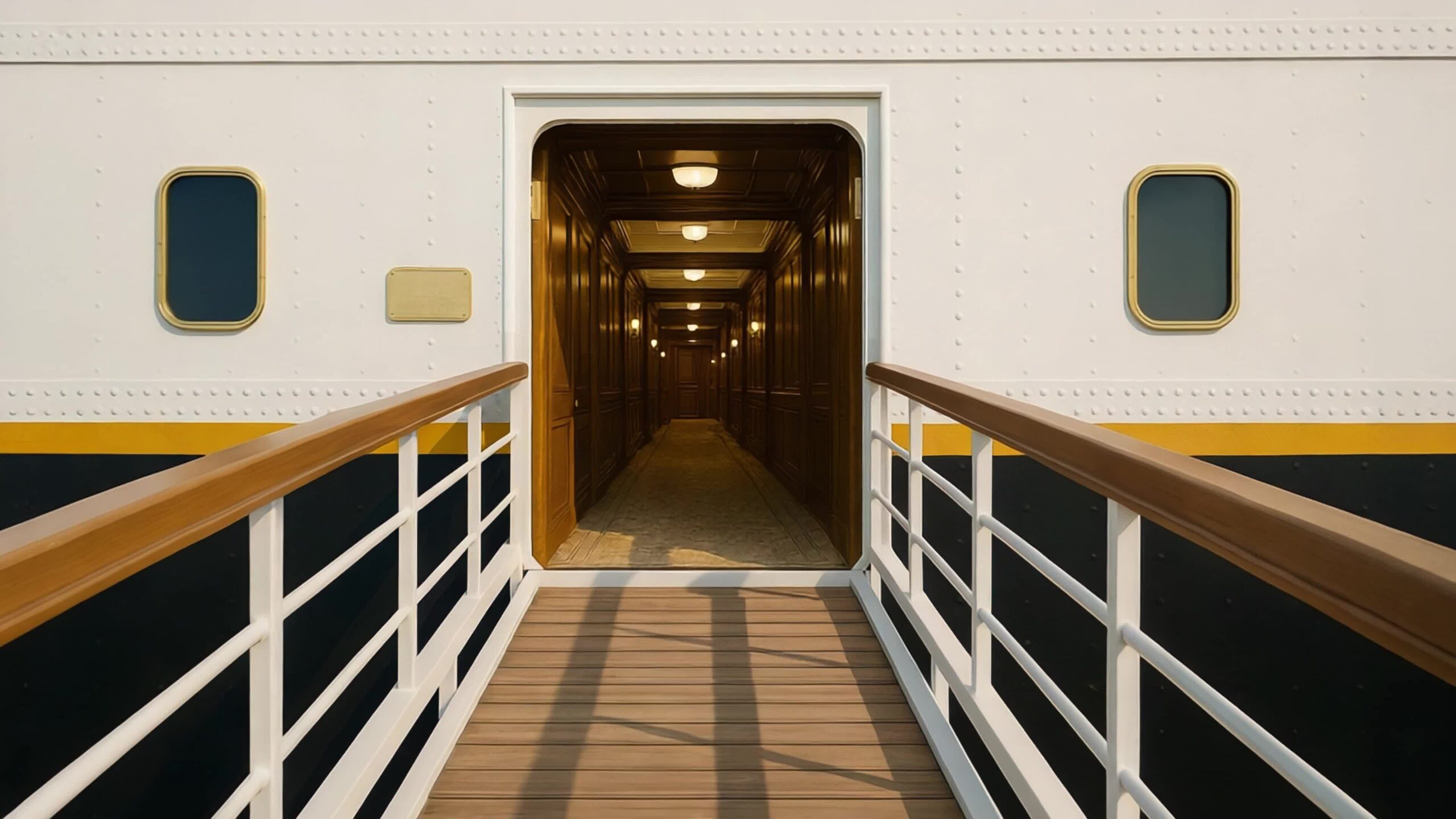 L’ingresso a bordo del Titanic