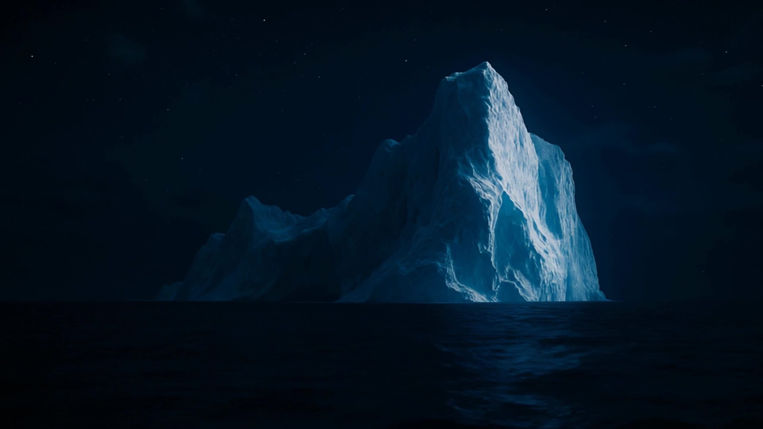 The iceberg in the night
