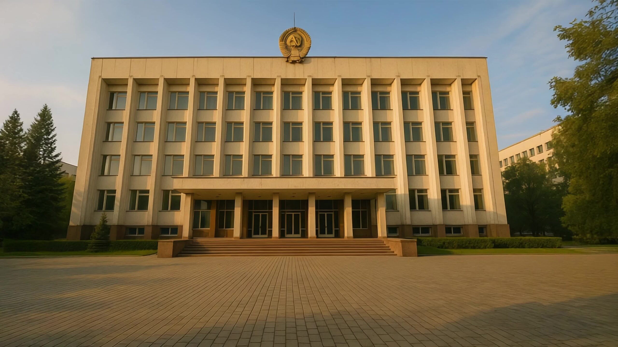 Administrative Building of Pripyat before the Chernobyl Disaster