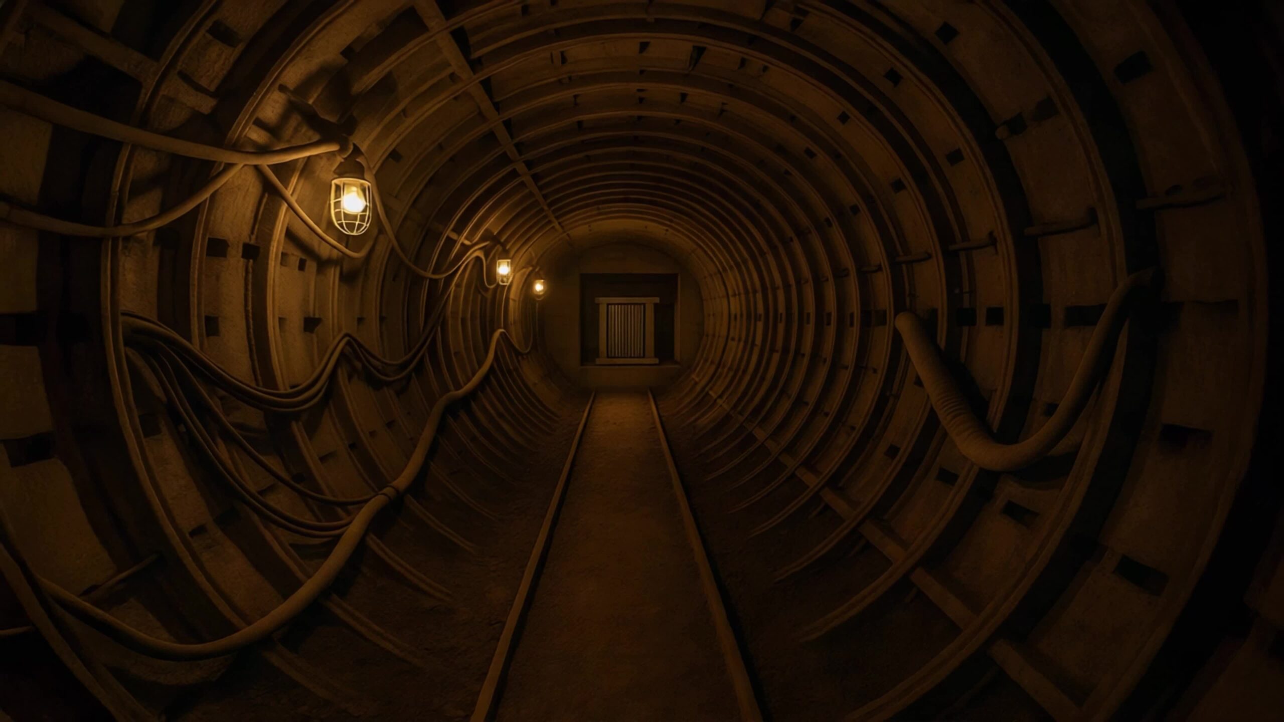 Underground Tunnel near the Chernobyl Power Plant